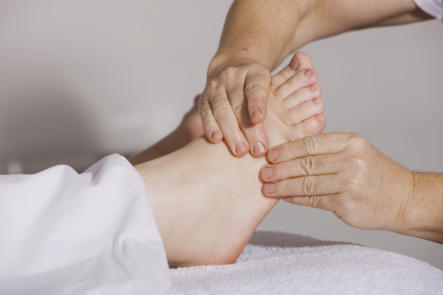 Beispiel einer Fußmassage