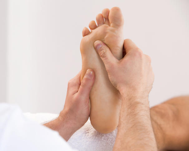 Massage am Fuß